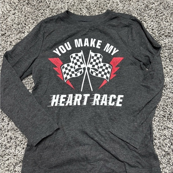 Kids Gray Long Sleeve Shirt 5t - Picture 1 of 2